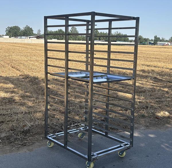 304 Stainless Steel Aluminum Commercial Bakery Racks Baking Trolley