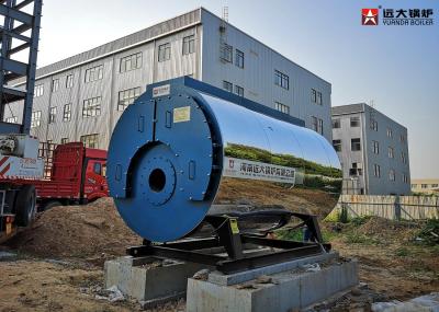 400 Hp Wet Back Structure Boiler 1500 Kg/H Steam Generating Natural Gas Design Fuel