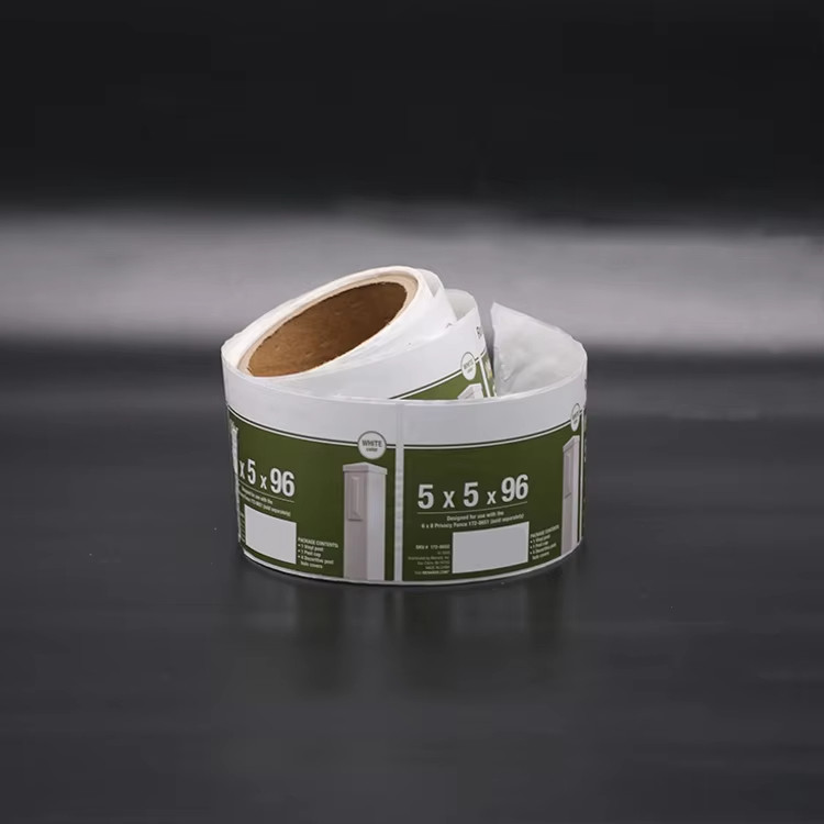 Custom Printed Die Cut Vinyl PVC Adhesive Label Waterproof Split Back Logo Sticker Durable Oil Proof Made of Durable Plastic