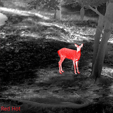 toma de imágenes térmica del rifle 400x300 que mancha el engranaje táctico al aire libre de la guía TU430 del alcance