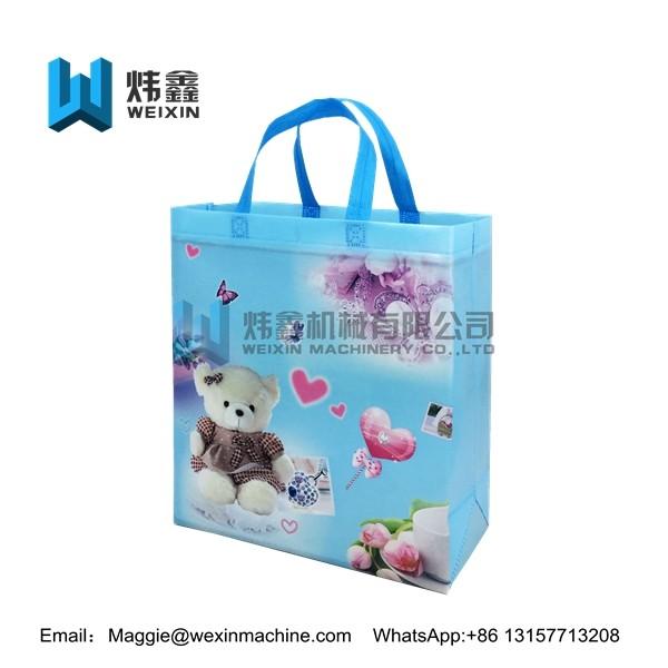 Non-woven cooler bag Eco Heat Seal Ultrasonic PP Non Woven Fabric Laminated Shopping Carry Bag