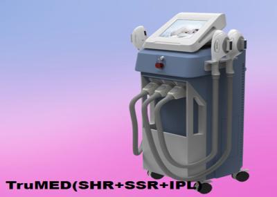 10,4” dispositivos verticais da beleza do IPL, máquinas do laser da remoção do cabelo de SHR com lâmpadas instantâneas