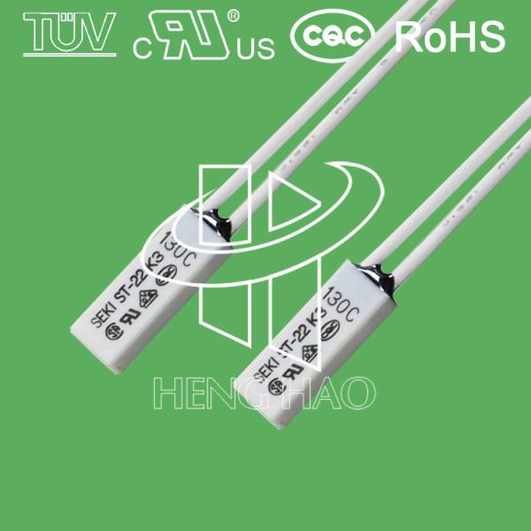 SEKI ST-22 Temperature Switch Thermal Protector with 50-150℃ Range Plastic Case and Over-Current Protection