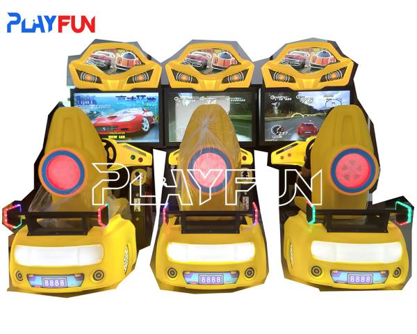 Playfun Coin Operated Arcade Game 42 Inch LCD Outrun  Driving Simulator Arcade Games Luxury Outrun Racing Game Machine