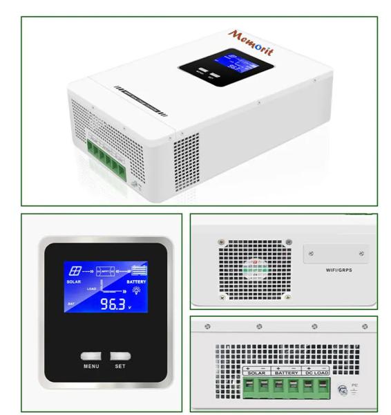 Off Grid MPPT Solar Charge Controller 50A 238*180*82mm Regulator