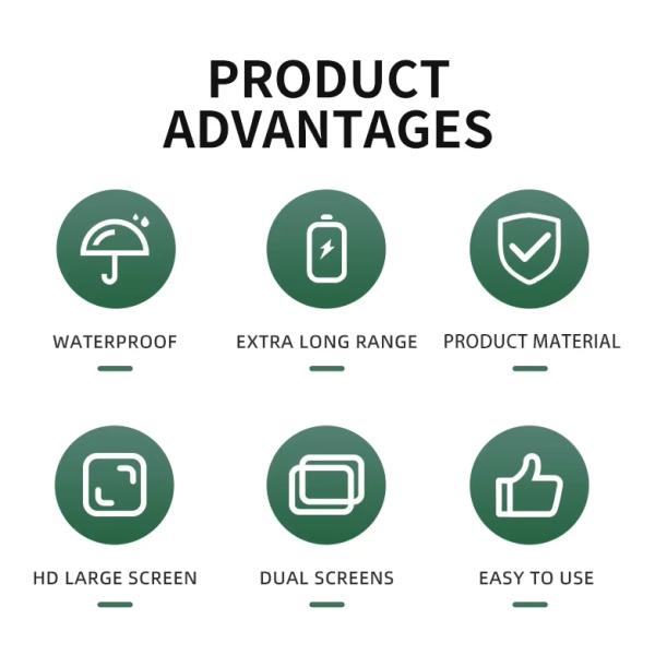 RTS382R10 FOIF Total Station Dual Screens HD Large Touch Screen 3.5 Inch and Large Battery