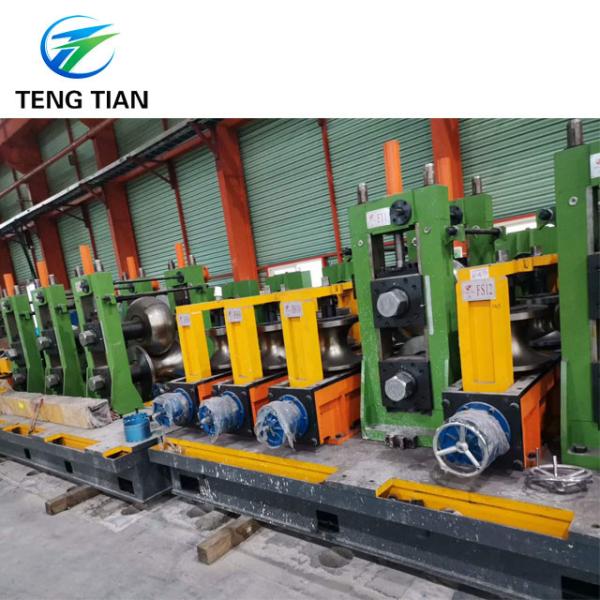 3-8mm Steel Pipe Production Line 150-254mm Diameter High Speed