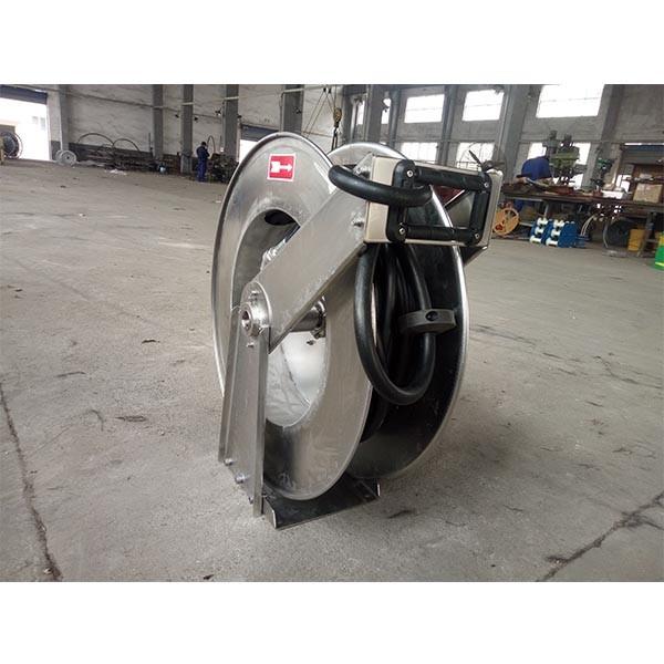 Automatic Retractable Hose Reel , Heavy Duty Garden Hose Reel Stainless Steel