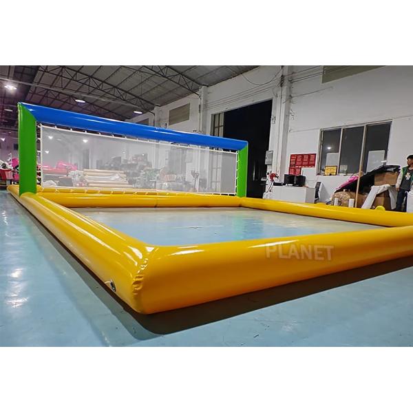 Outdoor Airtight Inflatable Volleyball Field Inflatable Volleyball Court Water Sports Game Pool For Rental