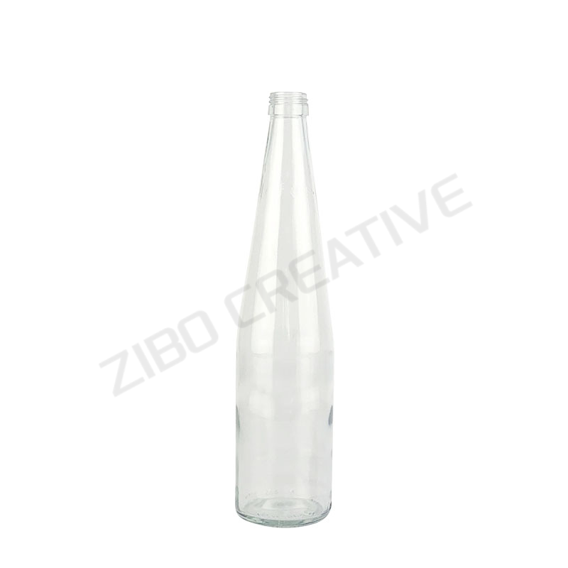 Screw Top Empty Glass Water Bottle 500ml 350g Lightweight Design For Beverages