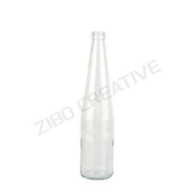 Screw Top Empty Glass Water Bottle 500ml 350g Lightweight Design For Beverages