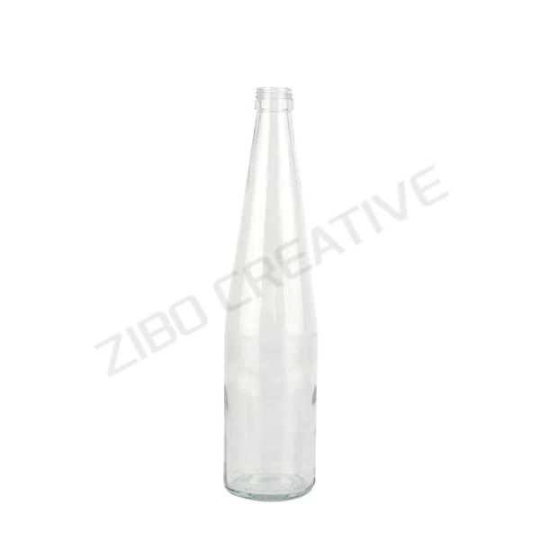 Screw Top Empty Glass Water Bottle 500ml 350g Lightweight Design For Beverages