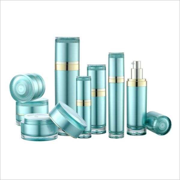 Double Walled Facial Skincare Jars Packaging Acrylic PP 15g 30g 50g