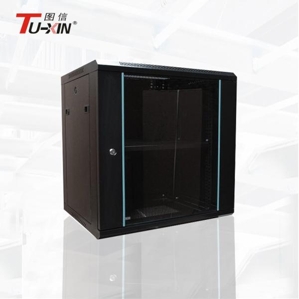 Impact Resistanc 12u Server Rack Cabinet , Custom Wall Mounted Comms Rack