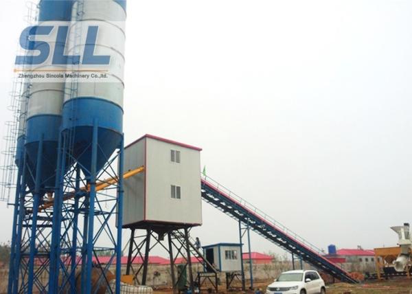 High Accuracy Ready Mix Concrete Plant Equipment With Js500 Concrete Mixer