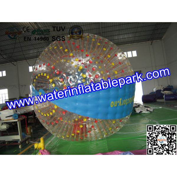 Rolling Human Zorb Ball Rental For Inflatable Aqua Park , Water Polo Ball
