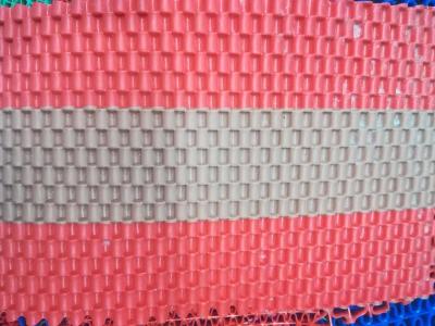 Colorful Two Color PVC Lock Mat in Roll PVC Chain Mat in Roll