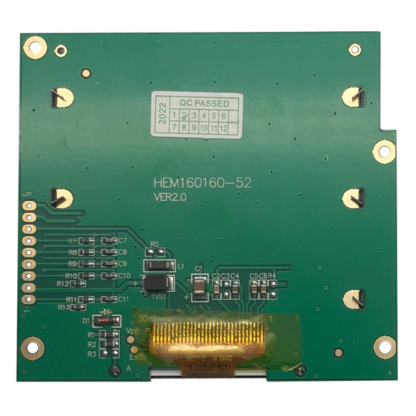 модуля положительный ST75161 3.3V VDD SPI дисплея 160x160 интерфейс графического FSTN LCD