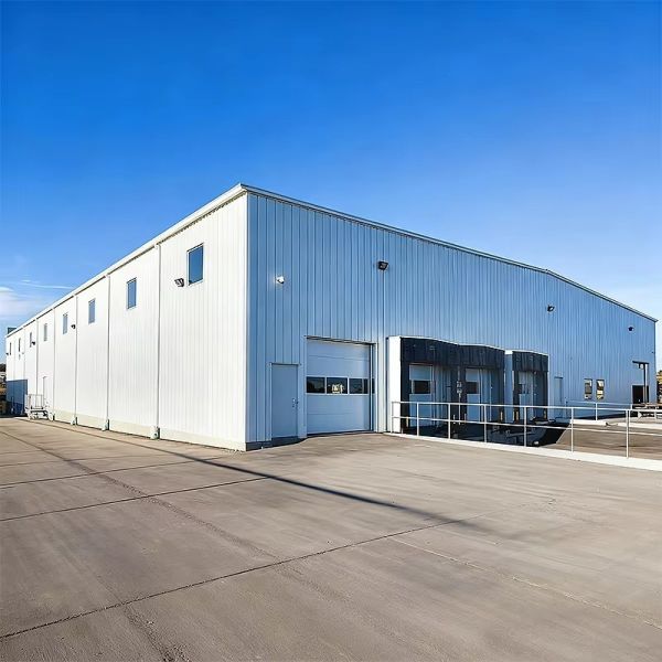 Hot Dip Galvanized Steel Structure Workshop with 120KM/H Wind Resistance and Fast Install