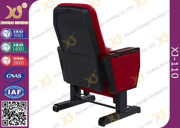 560mm Center Distance Fabric Cushion Padded Church Chairs For Meeting Room​