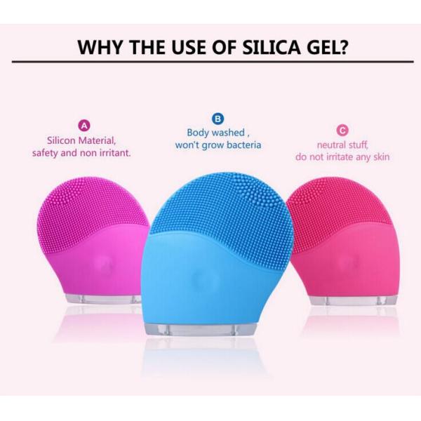 60 G Sonic Vibrating Silicone Facial Brush Deep Cleansing CE Approved