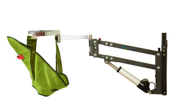 Aluminuim Wall Mounted Patient Lift , Stand Up Assist Lift Slow Speed High Strength
