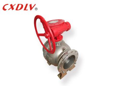 PN16 Carbon Steel Trunnion Ball Valve CF8 Two Piece Flanged Ball Valve