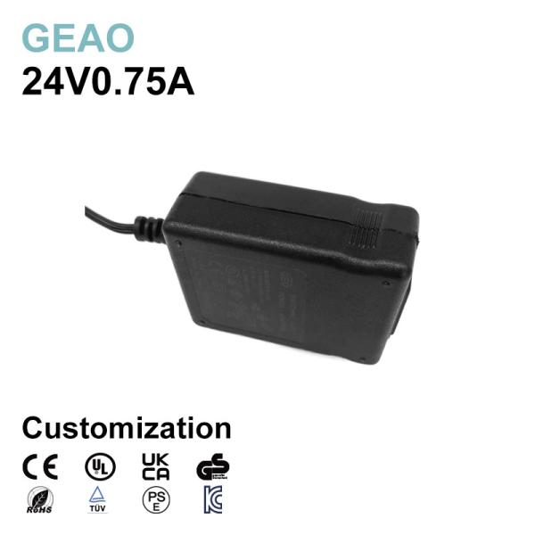 24V 0.6A Power Desktop AC Adapter DC Plug With 1.2m Cable Length