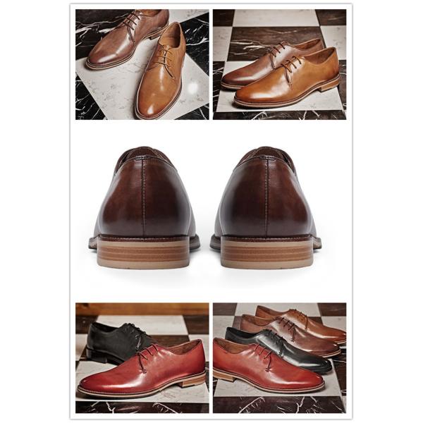 Calzado de vestir de cuero para hombre de Oxford con cuatro colores