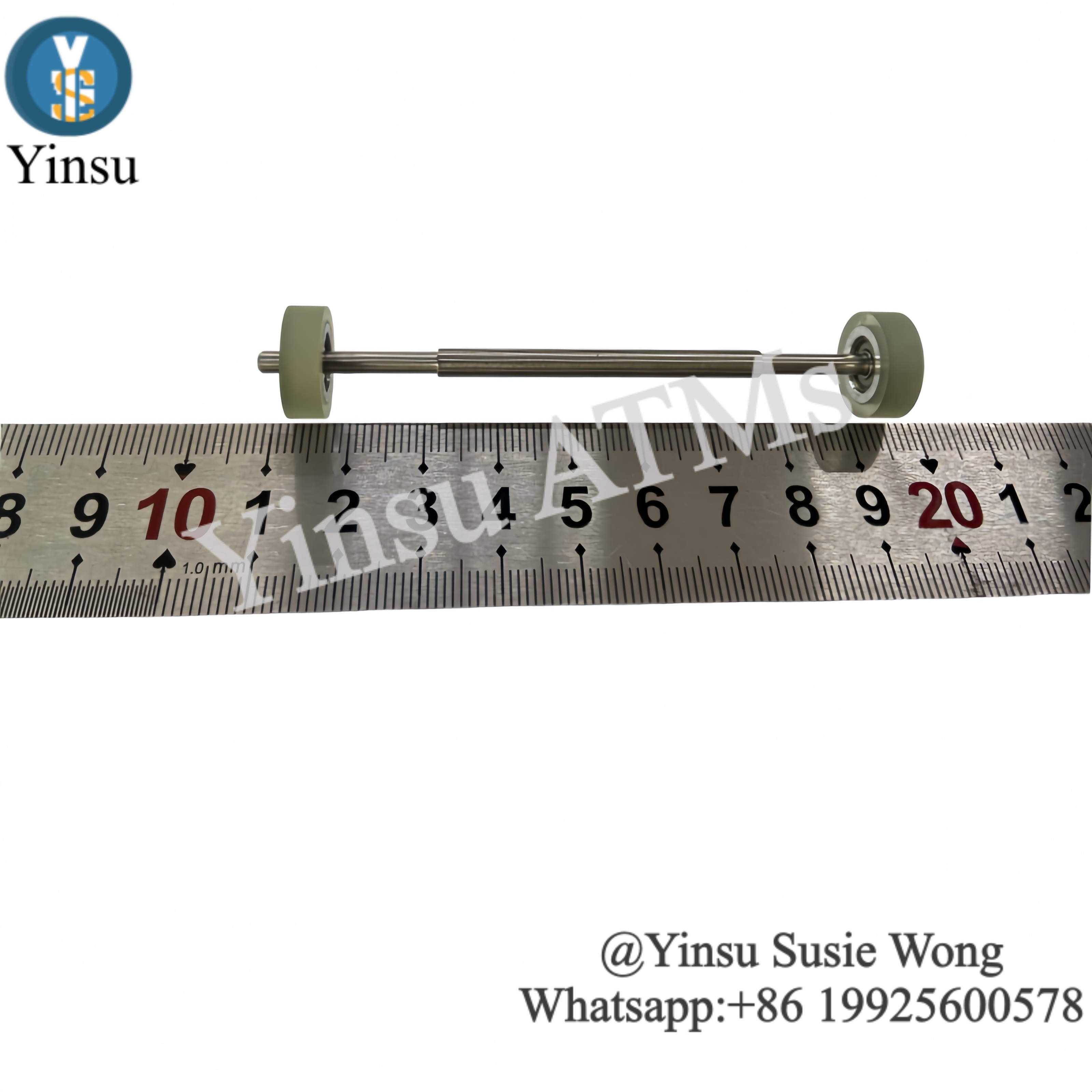 503506001 503506 BPS C1 Upper Bill Path Passive Roller Assembly 91.5mm For G&D BPS C1 Banknote Sorter Machine Giesecke+Devrient (G+D) Spare Parts