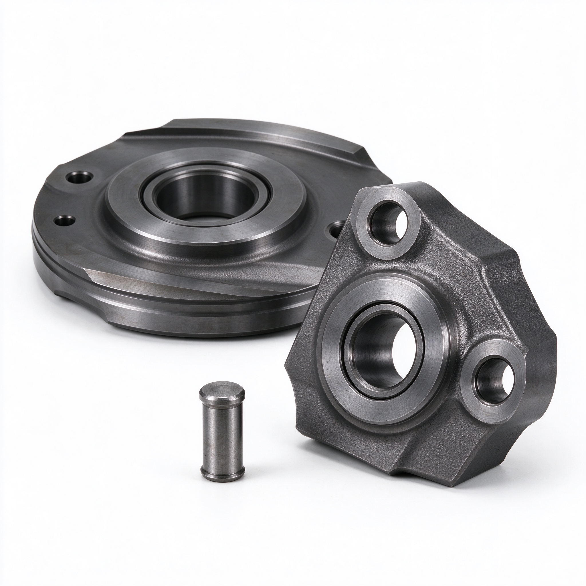 Five Axis CNC Machined Alloy Steel Hydraulic Swash Plate for Variable Displacement Pumps