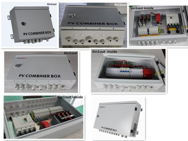 12 Stings in 1 out Solar PV Array DC Combiner Box For Solar Power System