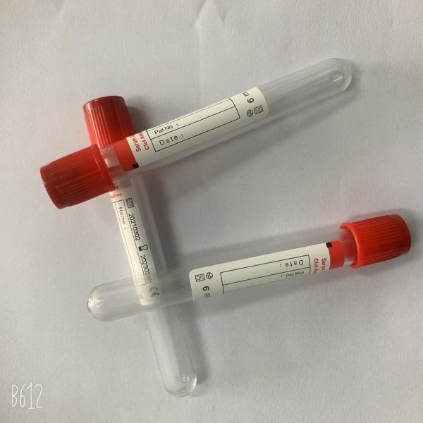 Трубка сыворотки собрания 6.0ml крови вакуума с активатором сгустка крови