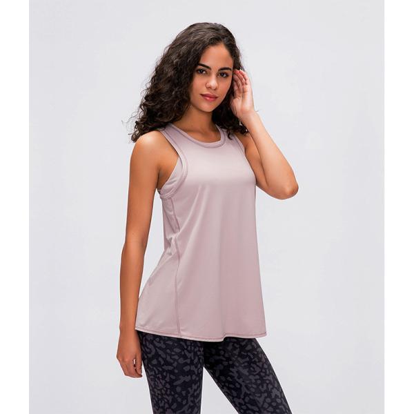 Верхние части йоги дам кожи дружелюбные перевязывают задние свободные безрукавные верхние части танка йоги