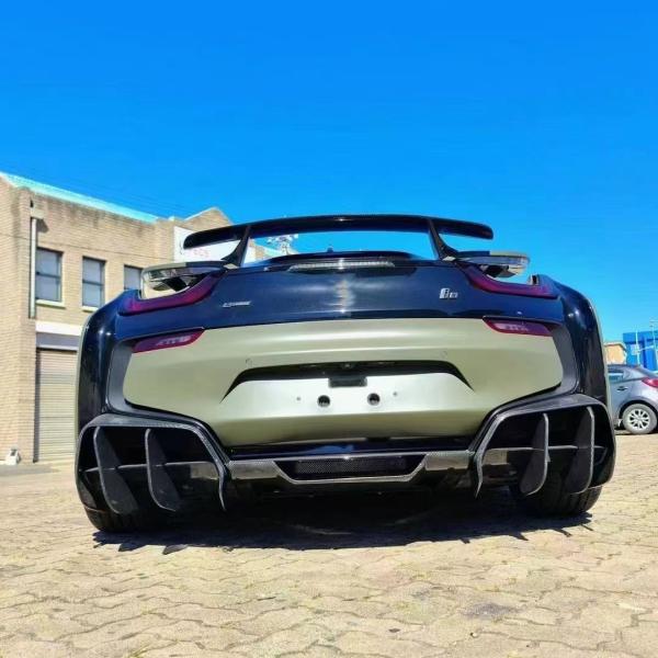For BMW I8 Carbon Fiber Body Kit I8 Carbon Fiber Front Lip Diffuser Spoiler Side Skirt