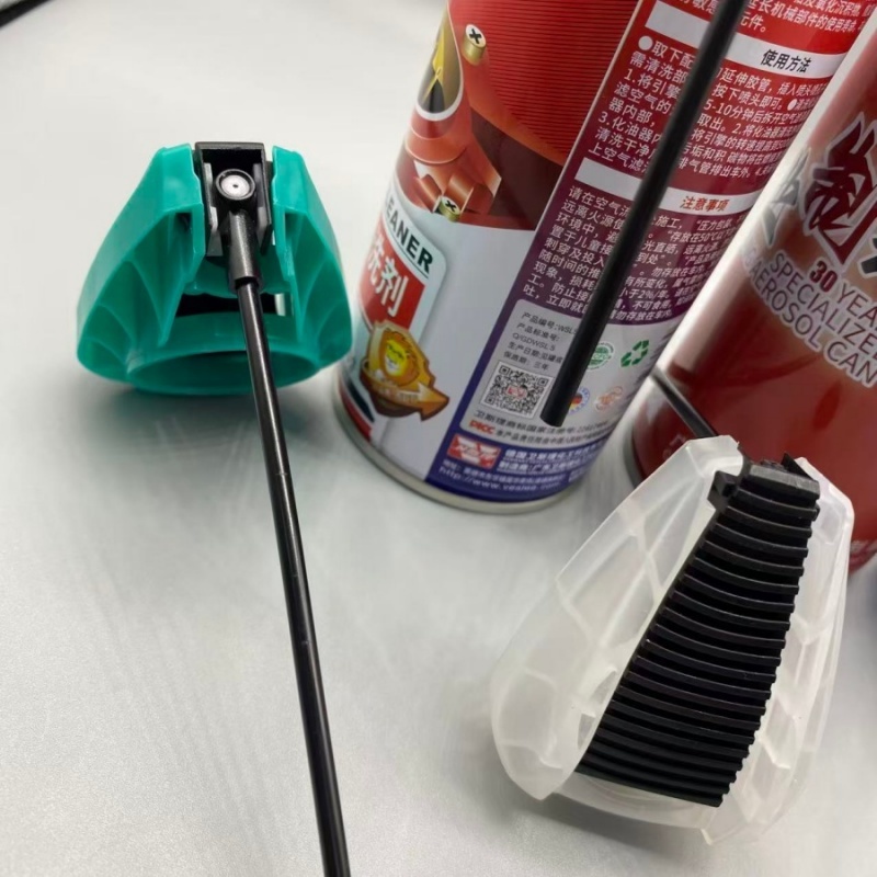 Aerosol Foldable Trigger Actuator with Corrosion-Resistant Folding Mechanism, Leak-Proof Locking, and Integrated Extension Tube
