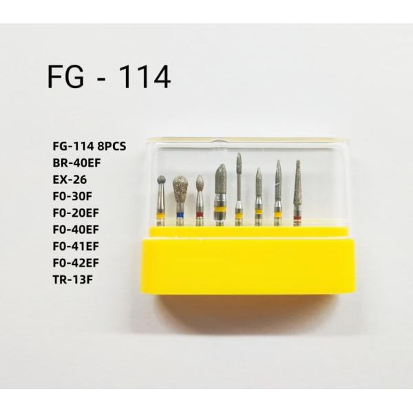 FG высокоскоростное полирование вращающийся бур хирургический устойчивость сталь зубной бриллиантовый бур