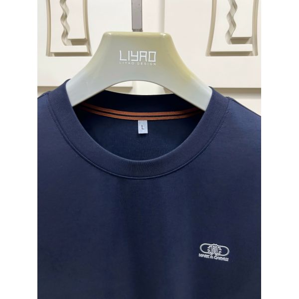 Minimalist Printing Short - Sleeve T - Shirts for Men, Solid Color Basic Tees Men Tshirt