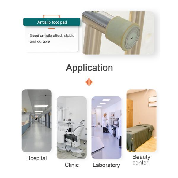 Barato y fuerte pie de acero inoxidable paso taburete 1 paso