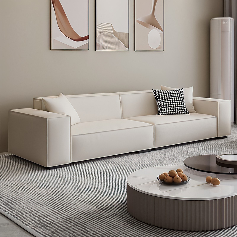 Custom Modern Framed Square Modular Sectional Sofa Eco-Friendly Tufted Comfortable Durable Sponge Fabric Living Room School
