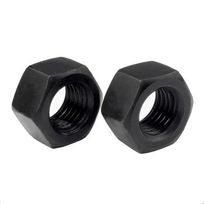 Industry Machine Fasteners Black Zinc Plated Hex Jam Nuts Grade 4.8 Alloy Steel M2 M30