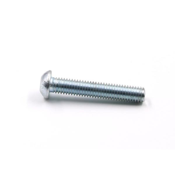 Galvanized Steel Full-Threaded Grade 10.9 Socket Round Head Screws