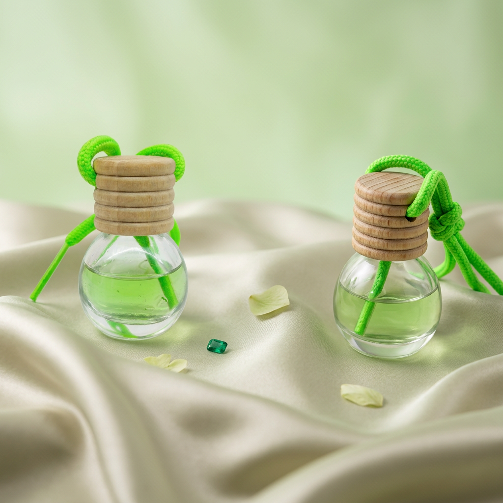 Anding 4ml Hanging Diffuser Bottle Automatic Diffuser Refill Mini Empty Glass Luxury Car Perfume Hanging Diffuser Bottle