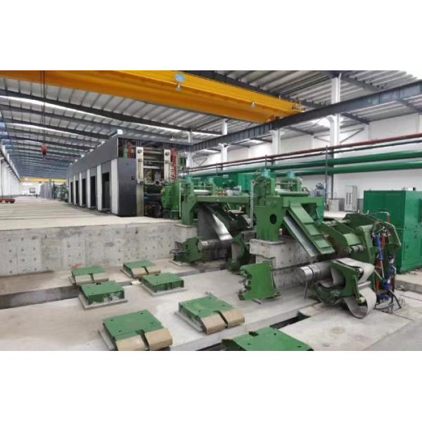 Four High 650mm Tandem Cold Rolling Mill Double Recoiler For Carbon Steel Stripss