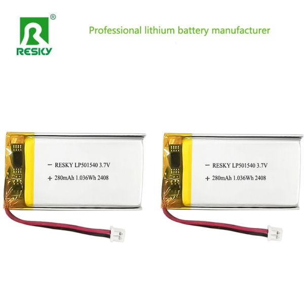 Rechargeable Lithium Polymer Battery 501540 3.7v 280mAh Recycling Power Lipo Battery Cells