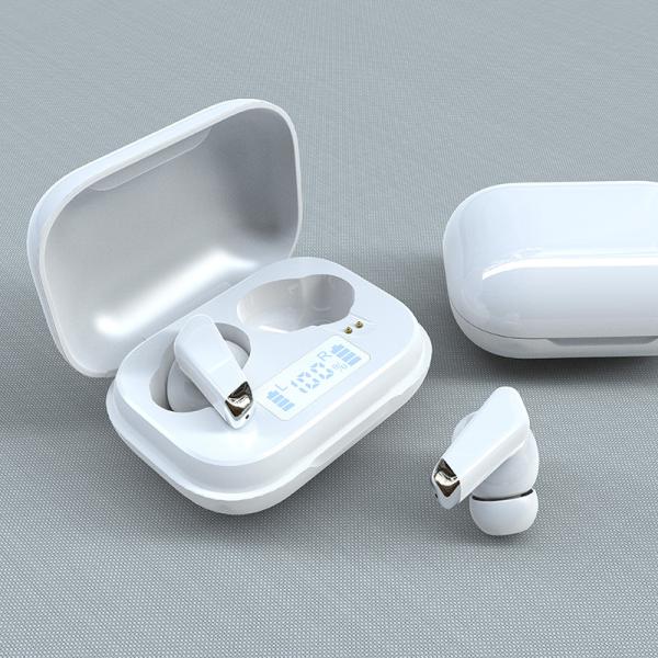 M12 LCD Stereo Sound Ipx7 Waterproof Bluetooth Earphones Headset Earbuds For Swimming