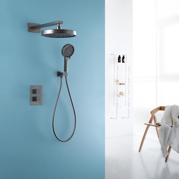 Anti Scald All Copper Embedded Faucet Shower Head Set ‎‎Brass Stainless Steel