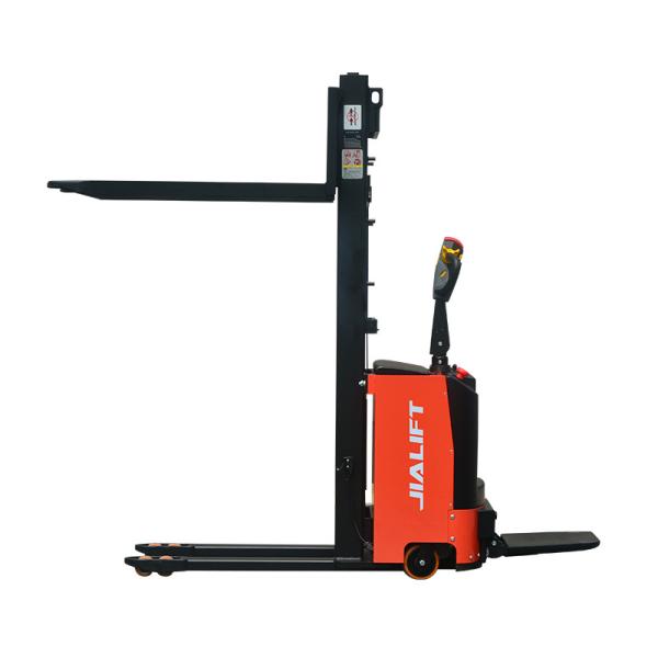 Empilhador elétrico (em pé) CL1526 Peso de tração nominal 1500kg Altura de elevação 2600mm Empilhador elétrico de alcance