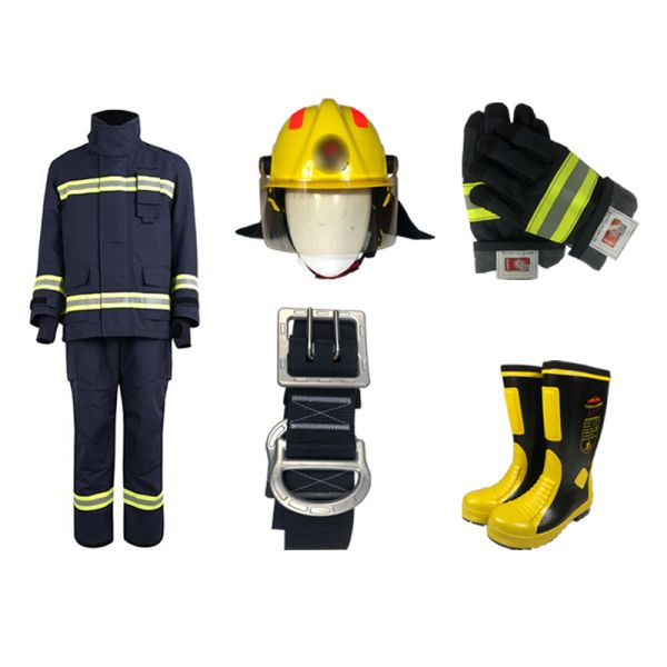 17 Style ZFMH-JD C Firefighter Fire Fighting Protective Suit, Double Layer