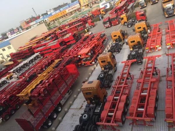 CIMC Quality Vehicle Products Steel Material Skeleton Semi-Trailer